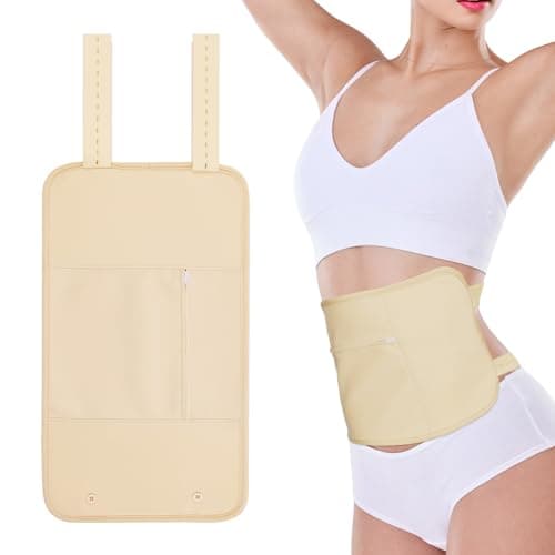 AOOWU Castor Oil Pack, Reusable Castor Oil Pack Wrap Kit, Organic Castor Oil Compression Wrap for Liver Detox with Storage Bag, Castor Oil Wrap Machine Washable Anti Oil Leak (Oil Not Included)