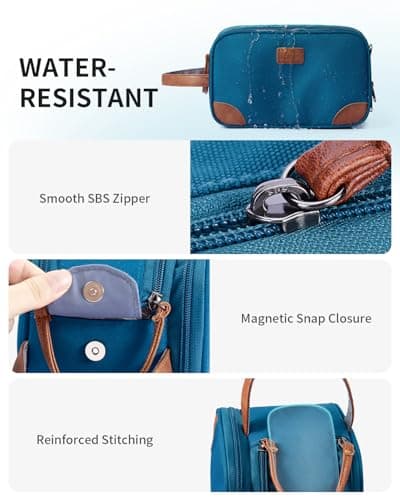 ECOHUB Toiletry Bag for Full Size Toiletries Nylon Wash Bag for Men — view 4