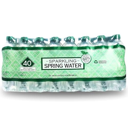 Multipack 500ml Sparkling Spring Water Compatible With Kirkland Spring Water, Bulk Wholesale Deal Hydration Pack For Everyday Use (40 Pack (40x 500ml)) — view 2