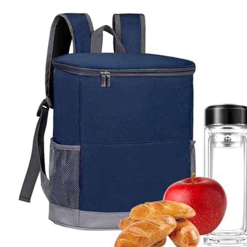 insulated - Portable Insulated Bag, Temperature Retention Storage, Spill Proof Design, Lightweight Practical Outdoor Carrier, Multiple Pockets | Camping Road Trip School Work Adventure Fun — view 5
