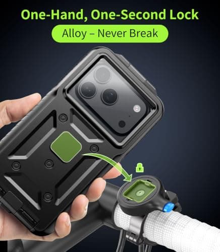Cozycase Anti Theft-1S Lock/Unlock-Waterproof Shockproof Bike Phone Mount — view 6