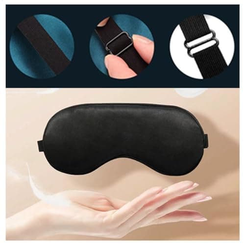 Wanfoou 6 Pack Sleep Mask, Silk Sleep Mask, Super Soft Eye Masks with Adjustable Strap, Silk Eye Cover Soft Satin Blindfold Elastic Strap Night Eyeshade Travel Nap for Women Men — view 4