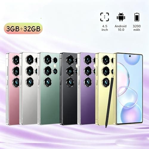LatsYrs Unlocked Smartphone 4.5-inch Display, 3GB RAM+32GB ROM,Dual SIM Dual Camera,Android 10.0,Wifi,Bluetooth,FM,GPS Pocket 4G Cellphone (Green) — view 2