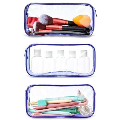 Purple Projekt Large Clear Pencil Case for Girls Back to School — view 4