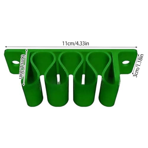 LORYEANM Stylish ABS Materials Cable Management Clip Holder, Green — view 3