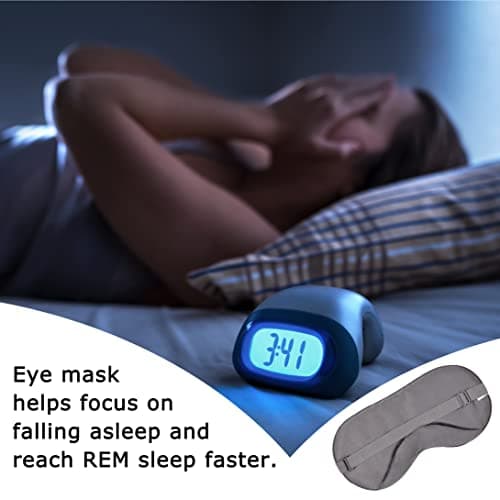 100% Bamboo Viscose Sleep Eye Mask - Dark Gray - Superior to Cotton - Light Blocking Travel Blindfold for Men & Women - Ultra-Soft & Comfortable with Adjustable Strap for Restful Sleep - by JoMo — view 4