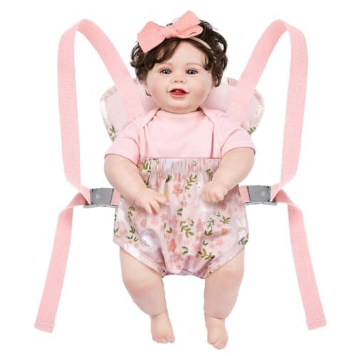 GAGAKU Baby Doll Carrier for Kids, Toddlers Toy Doll Carriers with Adjustable Straps for Kids - Pink - Rabbit — view 5