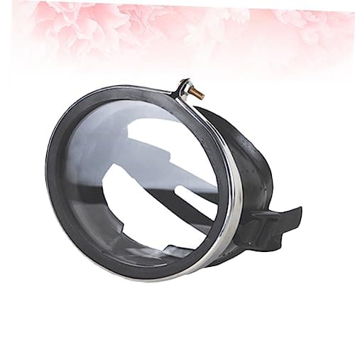 HANABASS 1-pc Diving Mask Stainless Steel Frame Anti-fog Glass Swim Goggle for Adults Teens Waterproof Ergonomic Fit Ear Plugs — view 3