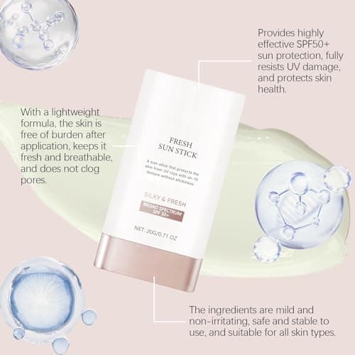 Korean Sunscreen Stick SPF 50+ For Face & Body 2 PCS,Water Resistant — view 3