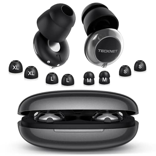 TECKNET 3-Mode Silicone Ear Plugs, 20dB SNR Noise Blocking