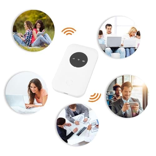 4G/5G WiFi Hotspot, Portable USB Modem, 300Mbps Mobile Hotspot Connect Up to 10 Devices, 3200MAh Router with SIM Card Slot for Travel, Business Trip, Work — view 6