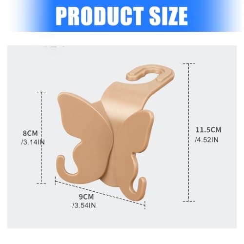Limtula Headrest Storage Hook, Purple — view 3