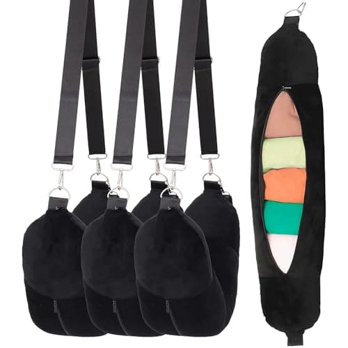 CPCOIN Airplane Neck Pillow 3 Pack Stuffable Neck Pillow Airplanes for Extra Luggage - Avoid Baggage Fees Multi-Functional Tube Pillow with Clothes Fits 3+ Days of Travel Essentials