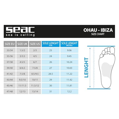 SEAC Unisex Ohau Rubber Flip Flops For Sea, Pool, Beach And Boat, Blue White, 9.5/10 UK — view 4