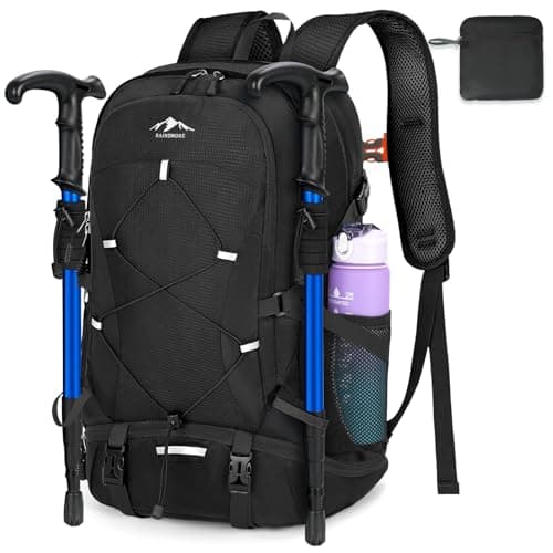RAINSMORE Hiking Backpack 40L Foldable Lightweight