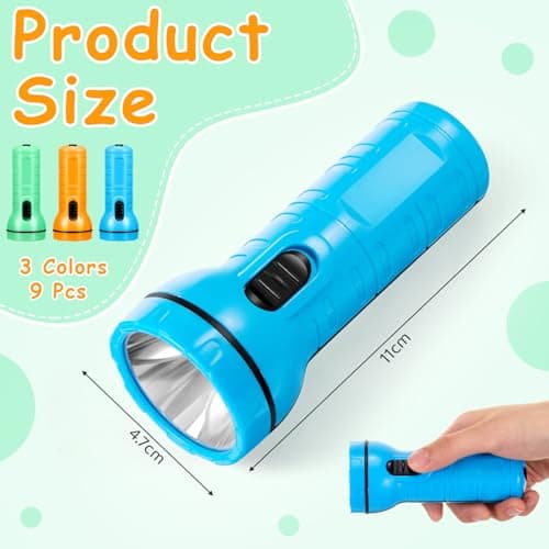 Weewooday 6 Pcs Mini LED Torch Pocket for Kids Camping Party Favors — view 2