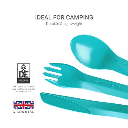 Lifeventure Ellipse Reusable 4-Piece Camping Tableware & Cutlery Set — view 2