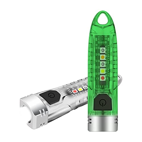 BORUIT V1 Small Torches LED Super Bright 400LM with UV