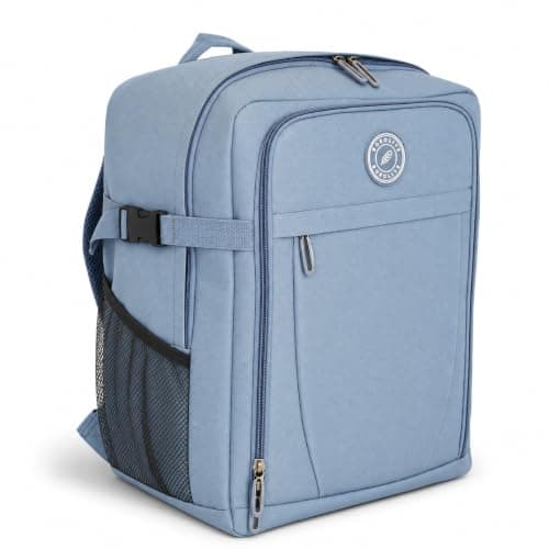 wowtravel Cabin Backpack 40x30x20 cm, Fits Ryanair Underseat Bag Size, Lightweight Hand Luggage Rucksack with Multiple Compartments, Weekender Holdall for Flights, City Breaks and Commuting