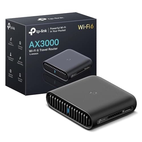 TP-Link TL-WR3002X AX3000 WiFi 6 Travel Router, Dual Band Portable VPN Router with VPN Client & Server, 2.5G Multi-Gig WAN Portable WiFi, USB 3.0, Ideal for Hotel, Business Travel and Remote Work