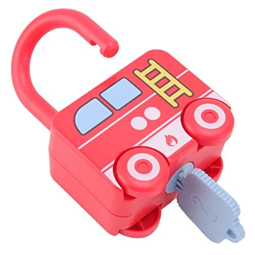 Adfaga Learning Locks Educational Slideable Car Shape with Keys for Fine Motor Skills Development Early Learning Puzzle Game for Boys Girls Ages 6 Months and Up Travel Birthday Ch — view 4