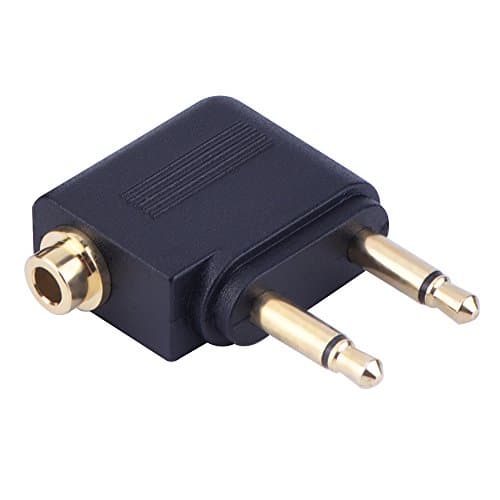 EBOOT 3 Pcs Airplane Headphone Adapter Airline Flight Adapter for Headphone — view 2