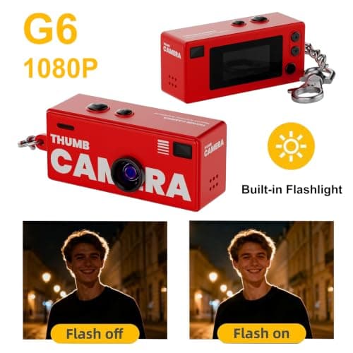 Mini Keychain Camera G6 1080P HD Thumb Camera 0.96" LCD 130° Wide Angle — view 3