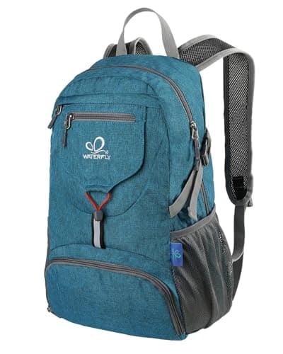 Waterfly Ultra Lightweight Foldable Backpack: 20L Packable Rucksack