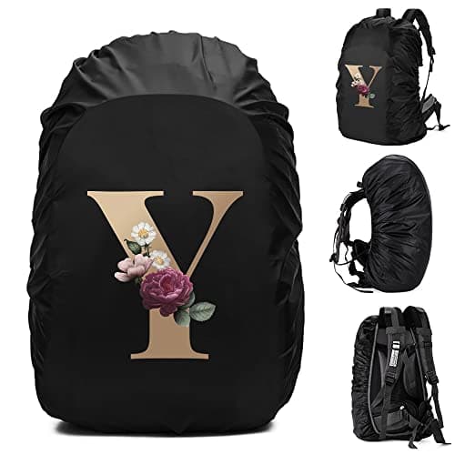 Waterproof Backpack Rain Cover, Rucksack Cover Waterproof Snowproof Backpack Rain Cover for for Hiking, Camping, Traveling, Outdoor Activities (gold Y, 70L)