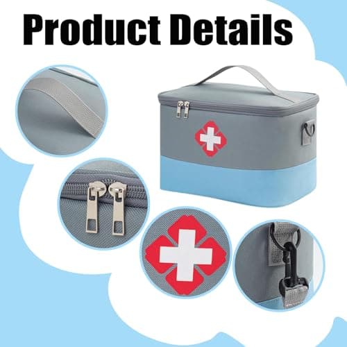 ChAusa Large Capacity Medicine Bag, Home First for Medication Organizer — view 3