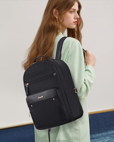 LOVEVOOK Laptop Backpack for Women, 17 Inch Rucksack Wok Bag Casual Daypack — view 2