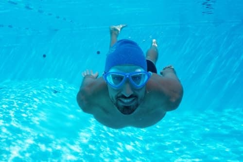 Zoggs Horizon Flex Mask Clear Blue Clear — view 6