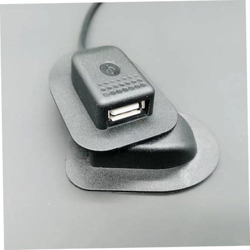 Backpack External USB Charging Port Cable for Travel, Black Plastic — view 2