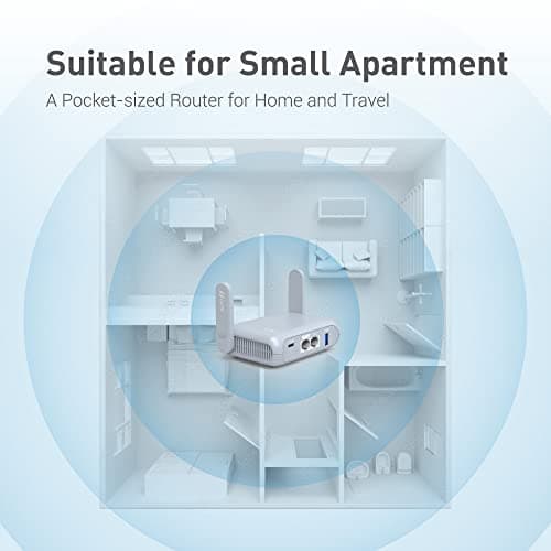 GL.iNet GL-MT3000 Beryl AX Wi-Fi 6 Travel Router, 2.5G WAN, VPN, OpenWrt — view 6