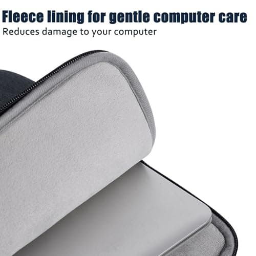 14-Inch Laptop Sleeve Case, Protective Case Soft Padding Zipper Cover Carrying Bag, Suitable For Macbook Air/Pro Laptops, Portable Laptop Bag (Dark blue) — view 3