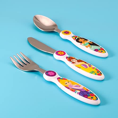 Disney Princess Kids 3 Piece Cutlery Set – Includes Knife, Fork and Spoon — view 3