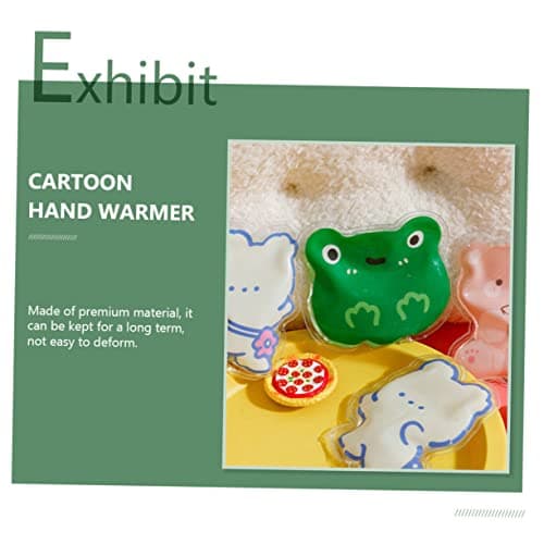Toddmomy 4pcs Portable Cartoon Reusable Hand Warmer Fast Self-heating Small Outdoor Pocket Hand Warmers for Travel and Daily Use — view 4