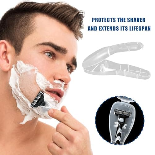 2PCS Razor Travel Case Plastic Transparent Safety Razor Case — view 4