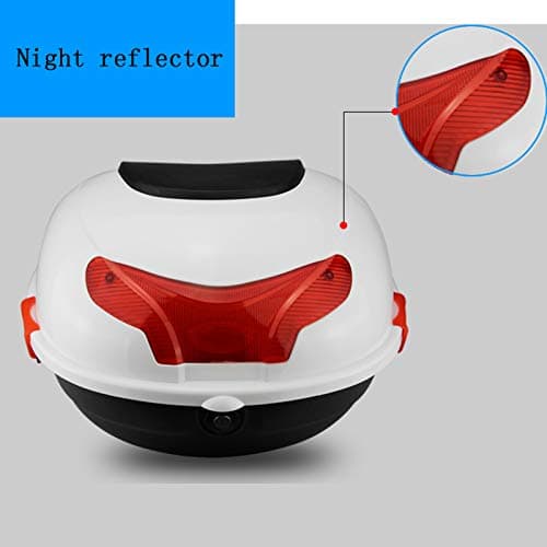 ZXCASDF Motorcycle Trunk Motorcycle Rear Travel Bag, Weather Resistant Heavy Duty Tail Bag Tail Trunk, Water Proof Luggage Bag Backpack,sea sky blue — view 4