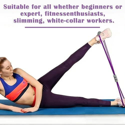 Resistance Bands with Handle, Exercise Bands Resistance for Women, Full-Body Strength Training at Home, Portable Workout During Travel, 3-Piece Set with TPE Material, 600x50x0.35mm Dimensions — view 6