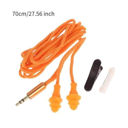 Teruyol Earplugs, 3.5 Mm Headphones, Work Headphones, Travel Headphones, Yellow 70cm — view 3