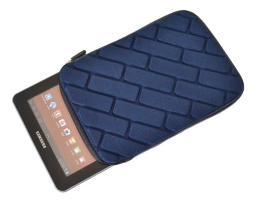 Croco CAS1554 Super Chocolate Brick Carry Case Cover/Sleeve for 7 inch Samsung Galaxy Tablets - Navy Blue — view 2