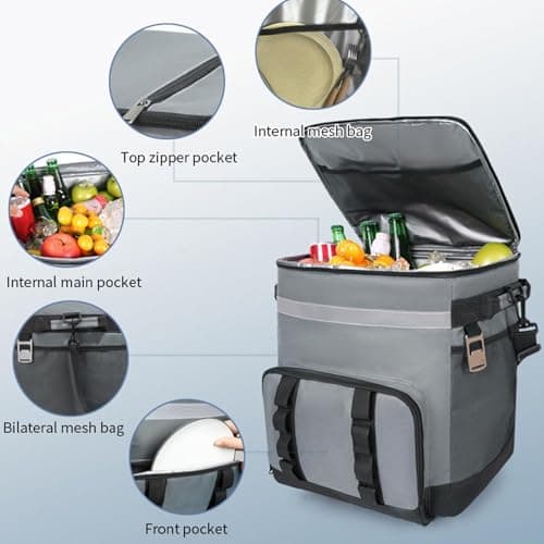 Cooler Bag with Wheels Large Insulated Ice Chest — view 6