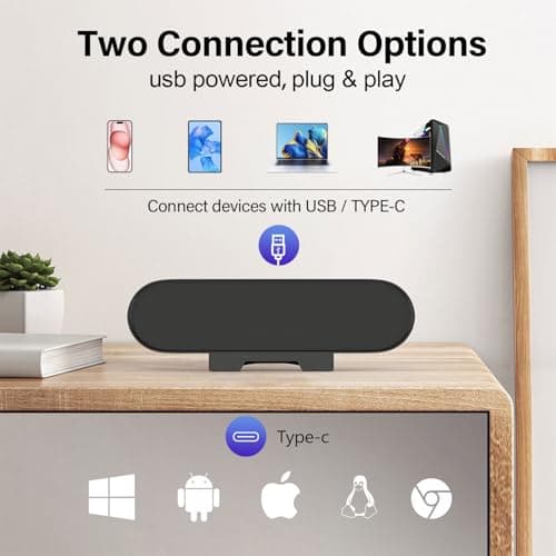 ZETIY USB Speaker for PC, Monitor Speakers with Clip-on Design — view 5