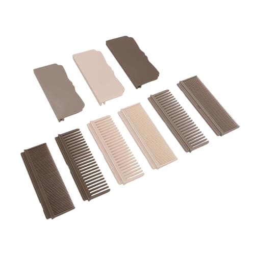 Flat Iron Comb Attachment, Clip On Hair Straightener Comb, Detachable Carbon Fiber Straightening Comb with Dense Teeth for Home Salon Travel Use — view 5