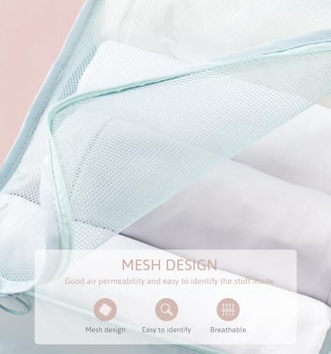 Meowoo 8-Piece Packing Cubes for Suitcases with Shoe and Toiletry Bags — view 5