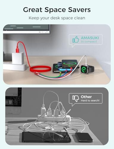 Travel Essentials, 4 in 1 iWatch Charger/iPhone Charger/Multi Charger Cable — view 3