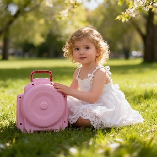 Travel Potty for Toddlers, Portable Toddler Potty Toilet Seat, Pink — view 4