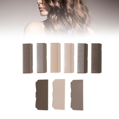 Flat Iron Comb Attachment, Clip On Hair Straightener Comb, Detachable Carbon Fiber Straightening Comb with Dense Teeth for Home Salon Travel — view 2
