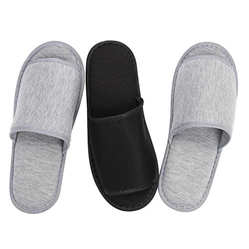 XINCHIA Portable Travel Slippers Foldable Open Toes Sandals Non-Disposable Cotton Hotel Spa Slippers Guest Room Unisex Indoor House Floor Footwear Anti-skid Business Travel Trip Flight Shoes Footwear — view 4